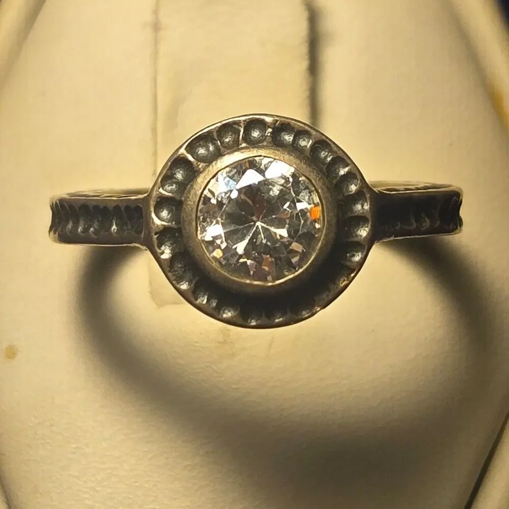 Vintage Sterling Silver Ring Sz 7
